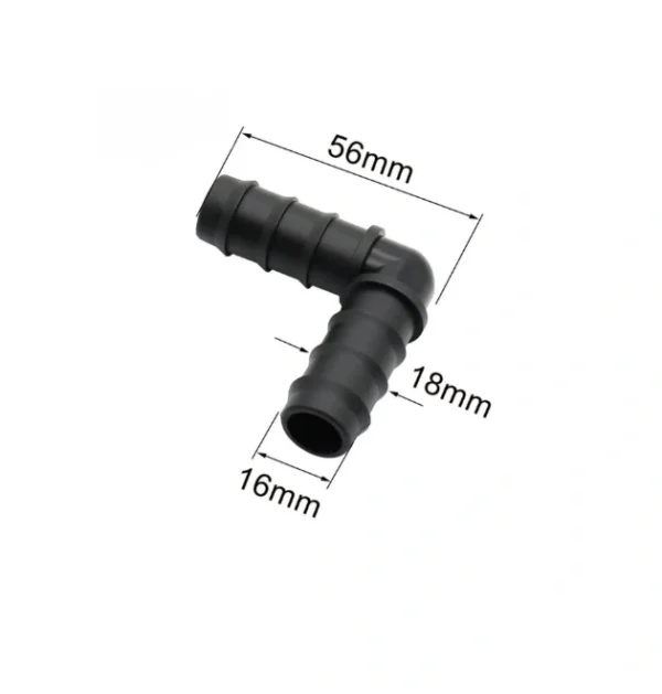 Coude simple Ø 16 mm