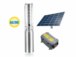 Pompe Solaire AC/DC  17 m3/h, 100 mètres 2200w